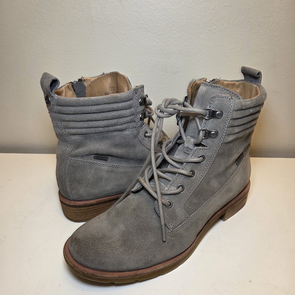 Sofft Baxter Gray Aqua Soft Ankle Boots